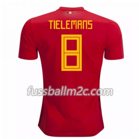 Fußballtrikots Belgien Tielemans 8 Heim Trikotsatz WM 2018